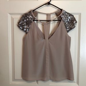 BCBGMAXAZRIA silk like top